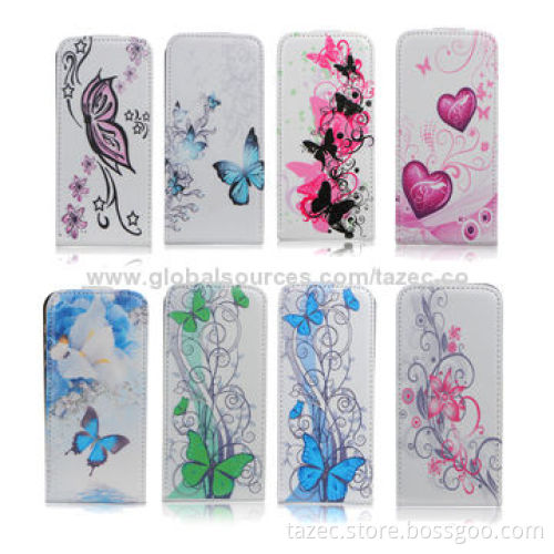 PU Leather Cases, Available in Various Colors and Used for Samsung S4